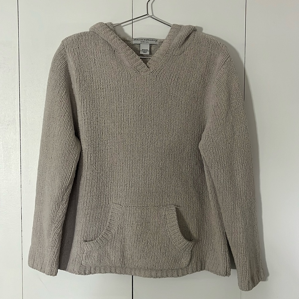 Colorado Clothing Luxury Knits Hoodie Beige Size M